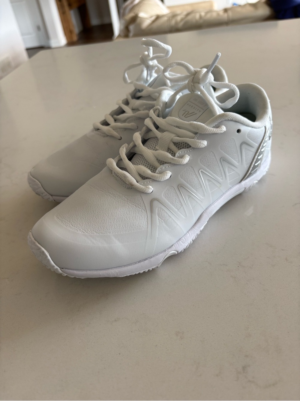 Varsity DBL EDGE 2 White Cheer Shoes 6.5